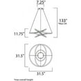 thumbnail image 2 of -83W 1 Led Pendant-31.5 Inches Wide By 11.75 Inches High Et2 Lighting E30645-Mw, 2 of 4