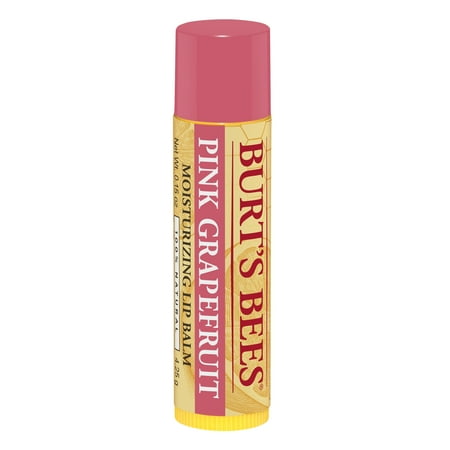 Burt's Bees 100% Natural Moisturizing Lip Balm, Pink Grapefruit, 1 Tube
