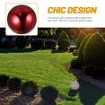 thumbnail image 3 of WEUVEB Bola Decorativa Y Reflectante Roja De Inoxidable Para Adornar Jardin Y Patio, 3 of 6