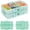 Green, variant on Stackable Snackle Box Container with 2 , 14 Compartments -  Snackle box Organizer, Dishwasher & Microwave Safe  Snacklebox for Veggies, Fruits, Charcuterie, Snacks (, 2 Pack)