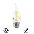 thumbnail image 6 of Xtricity LED Flame Tip Clear Filament Chandelier Light Bulb, 3.5W (40W Eqv), 3000K, 6 of 9