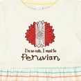 thumbnail image 4 of Inktastic I'm So Cute, I Must Be Peruvian Flag Sunflower Girls Baby Dress, 4 of 5