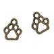thumbnail image 3 of 100x Suministros De Artesanía De Bronce  Del Gato Animal Gato Pata Colgantes Para La Elaboración, Resultados De La Joyería Qu Baoblaze Los hallazgos de fabricación de joyas, 3 of 8