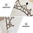 thumbnail image 3 of CIMAXIC Party Vintage Tiara Rhinestone Inlaid Crown Party Prom Tiara for Women Bride,6.3"X6.3"X2.36", 3 of 3