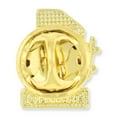 thumbnail image 3 of PinMart's Gold Number One #1 Hashtag Lapel Pin, 3 of 3