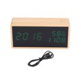 thumbnail image 2 of Reloj Despertador Moderno, Reloj Despertador Manual Temperatura Cómoda Ajustable Humedad Para Lugares Públicos Para Salas De Estudio Para Oficinas, 2 of 7