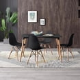 thumbnail image 3 of Comedor Alterego Rectangular Negro con 4 Sillas Negras, 3 of 4