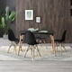 thumbnail image 3 of Comedor Alterego Rectangular Negro con 4 Sillas Negras, 3 of 4