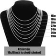 thumbnail image 6 of Cross Necklace for Men, Silver/Gold/Black Mens Cross Necklaces with 2.5mm Cross Chain and Stainless Steel Cross Pendant, Box Chain 16-24 Inch, 6 of 15