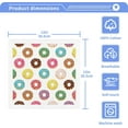 thumbnail image 3 of GZHJMY Donuts Wash Cloths 6 Pack - 12 x 12 Inch Super Super Soft Washcloths for Your Face and Body - 100% Cotton Absorbent Baby Face Towel, 3 of 7