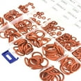 thumbnail image 5 of 225Pcs Red Silicone O Ring Assortment Kit For Extreme Temperature Resistance, 5 of 7