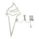 thumbnail image 1 of Big Ice Cream Letrero de Alimentado por USB Decoración para colgar en la pared Control remoto Señales luminosas Función de sincronización Blanco Gloria Señal de neón, 1 of 6