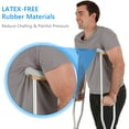 Plutput LatexFree Rubber Crutch Pads, Supportive Hand Grips & Feet