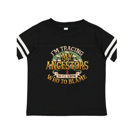 

Inktastic Genealogy Tracing My Ancestors Gift Toddler Boy or Toddler Girl T-Shirt