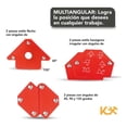 thumbnail image 4 of Escuadra Magnetica Para Soldar 6 Pzs Esquina 30 a 135 Grados Kingsman 300584, 4 of 6