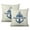 Nautical (1), variant on Throw Pillow Cases 2 Pack Navy Blue Nautical Ocean Pillow Covers 16x16, Starfish Coral Anchor Design, Sea Animal Cushion Cases for Bed Sofa Home Car Bedroom