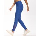 thumbnail image 5 of Gibobby Pantalones de yoga Pantalones de yoga con burbujas para ejercicio de levantamiento de cadera transpirable con panel de malla para mujer(Azul， S), 5 of 5