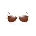 thumbnail image 5 of Walleva Brown Polarized Replacement Lenses for Ray-Ban Aviator Large Metal RB3025 62mm Sunglasses, 5 of 6