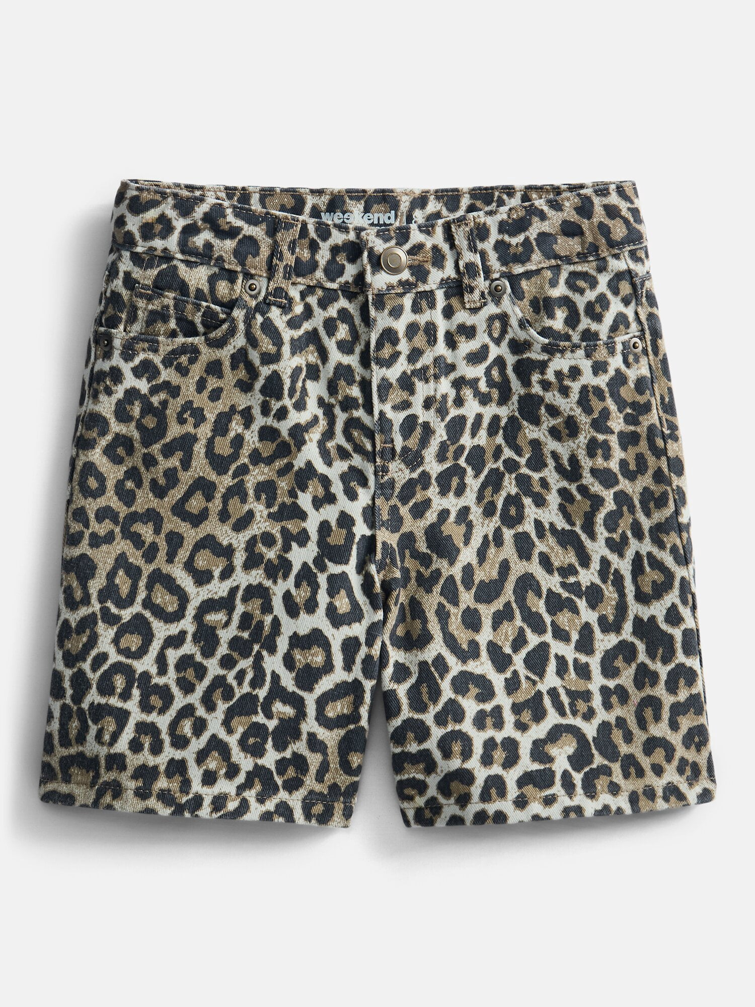 Weekend Academy Girls Printed Baggy Jean Shorts, Sizes 4-18