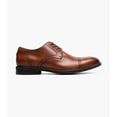 thumbnail image 3 of Stacy Adams Bailey Cap Toe Oxford Rich Leather Shoes Brandy 25750-226, 3 of 8