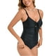 thumbnail image 5 of Traje de baño de una pieza para mujer, conjuntos de bikini para mujer, bikinis de moda de color liso, talla grande, tirantes y espalda descubierta, traje de baño de nailon para mujer, 5 of 6