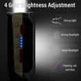 thumbnail image 4 of EIGTHTAIL Rechargeable Led Work Lights  Portable COB Flood Lights with Magnetic Base  Angle Adjustable  IP66 COB Lamp with G1/4 Interface  Job Site Lighting Camping  Car Repair  Hurricane, 4 of 9