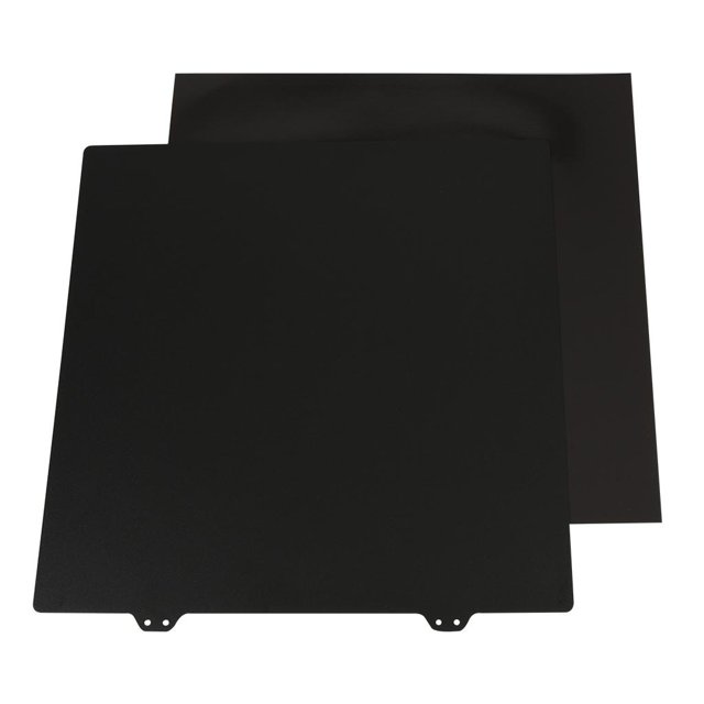 Superficie de impresión de strucción de impresora 3D para cama calentada 300x300 mm / pulgadas shamjiam Hoja de acero de resorte PEI