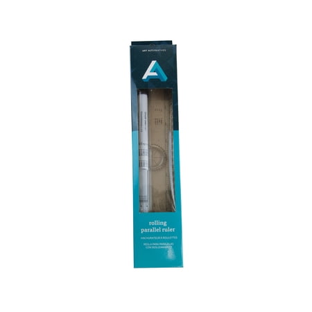Art Alternatives Rolling Parallel Ruler, 12"
