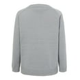 thumbnail image 5 of zaveiop Womens Fair Isle Oversized Striped Sweater Women Color Block Batwing Sleeve Pullover Sweaters Fall Crewneck Knit Tops (Z2-Grey, 3XL), 5 of 6