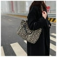 thumbnail image 4 of Txmasen Large Capacity Bag Crossbody Bag Leopard Print Shoulder Bag Tote Bag Brown, 4 of 10