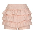 thumbnail image 6 of ABATAB Women's Ruffle Skorts Elastic Waist Tiered Bottoms Trendy Summer Beach Vacation Shorts(Pink,Small), 6 of 6