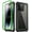 Green, variant on Poetic Guardian Case for iPhone 14 Pro, Clear Case with Built-in Screen Protector, Green/ Clear