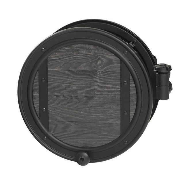 Vigoro Vigoro Decorative Wall-Mounted 100 ft. Capacity Rust-Resistant Pivoting Hose Reel Hose