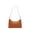 Brown, variant on Shoulder Bags for Women Cute Tote Handbag Mini Clutch Purse with Zipper Closure