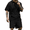 Black, variant on COOFANDY Men's Hoodie Short Sets 2 Piece Short Sleeve Hooded T Shirts and Shorts Fashion Casual Tracksuit Summer Outfits
