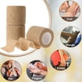 thumbnail image 5 of Self Adhesive Bandage Medical Tape Elastic Bandages Flexible Breathable First Aid Nonwoven Roll Stretching Exercise, Ankle Sprains and Swelling,Sports 2" x 5 Yards,12 Pack, 5 of 5