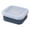 C, variant on Travel Soap Dish, Silicone Sealed Soap Case, Portable Storage Box for Soap Or Small Items, Leak-Proof for Backpack, Outdoor Essentials for teen, Soap Dish *1, Drain Mat *1