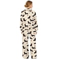 thumbnail image 2 of Uorisanigo Cute Dachshund Two Piece Sets for Women Lounge Sets Mock Neck Tops Wide Leg Pants Vacation Travel Airport Outfits Fall Outfits Plus Size Drawstring Lounge Wear Jogger Set, 2 of 8