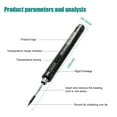 thumbnail image 3 of Electric welding station,Pen With Adjustment Function And Portable Iron Usb Temperature Adjustment And Maintenance Iron Kit Pen Iron With Temperature 300-450℃ Adjustable Maintenance, 3 of 7