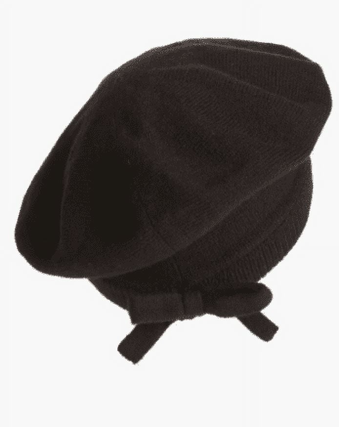 Kate Spade New York Contrast Bow Beret (Persimmon Grove)