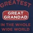 thumbnail image 3 of CafePress - Greatest Great Grandad In The World Dark T Shirt - Men's Classic Graphic Cotton T-Shirt, 3 of 4