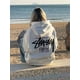 thumbnail image 3 of Sudadera con capucha con estampado de tutsi americano de algodón puro y letras, jersey de terciopelo suelto para hombres y mujeres, 3 of 5