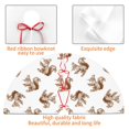 thumbnail image 4 of Sikiie Retro Squirrel 30-48 inches {designName} Print Christmas Tree Skirt Snowman Xmas Tree Skirt with Edge Christmas Decorations for Holiday Party36", 4 of 7
