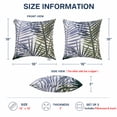thumbnail image 5 of YLLN 18x18 in Outdoor Throw Pillows Set of 2, Waterproof & Fade-Resistant, Decorative Cushion With hidden zipper, for Patio Furniture (Bamboo Leaf), 5 of 7