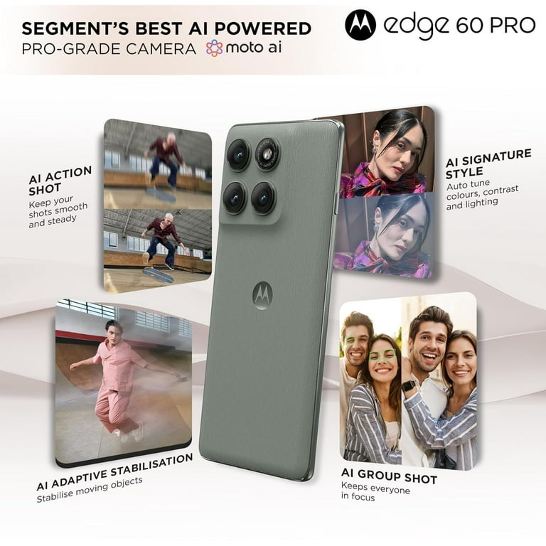 Motorola Moto Edge 60 Pro 5G Ai Tmobile Mint Tello & Global 512GB+