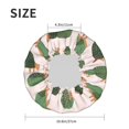 thumbnail image 4 of Kdxio Cute Armadillo Print Shower Cap for Women,Elastic and Reusable,Double Waterproof Layers Bathing Hat, 4 of 6