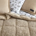 thumbnail image 6 of Eddie Bauer Sherwood Microsuede Brown 3 Piece Comforter Set, King, 6 of 6