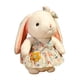 thumbnail image 2 of Bunny Plush Toy Soft Comfortable Plush Fabric Full Filling PP Cotton White Bunny Doll with Floral Skirt Blue 40cm/15.7in, 2 of 4