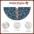 thumbnail image 3 of Sikiie Blue and White Gradient Snowflake Christmas Tree Skirt, Christmas Tree Decorations, Christmas Decor, Tree Mat Decoration(30-48IN)-48", 3 of 6