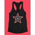 thumbnail image 3 of Shining Stars In Neon Design Tank Women -Image by Shutterstock, Female Small, 3 of 4